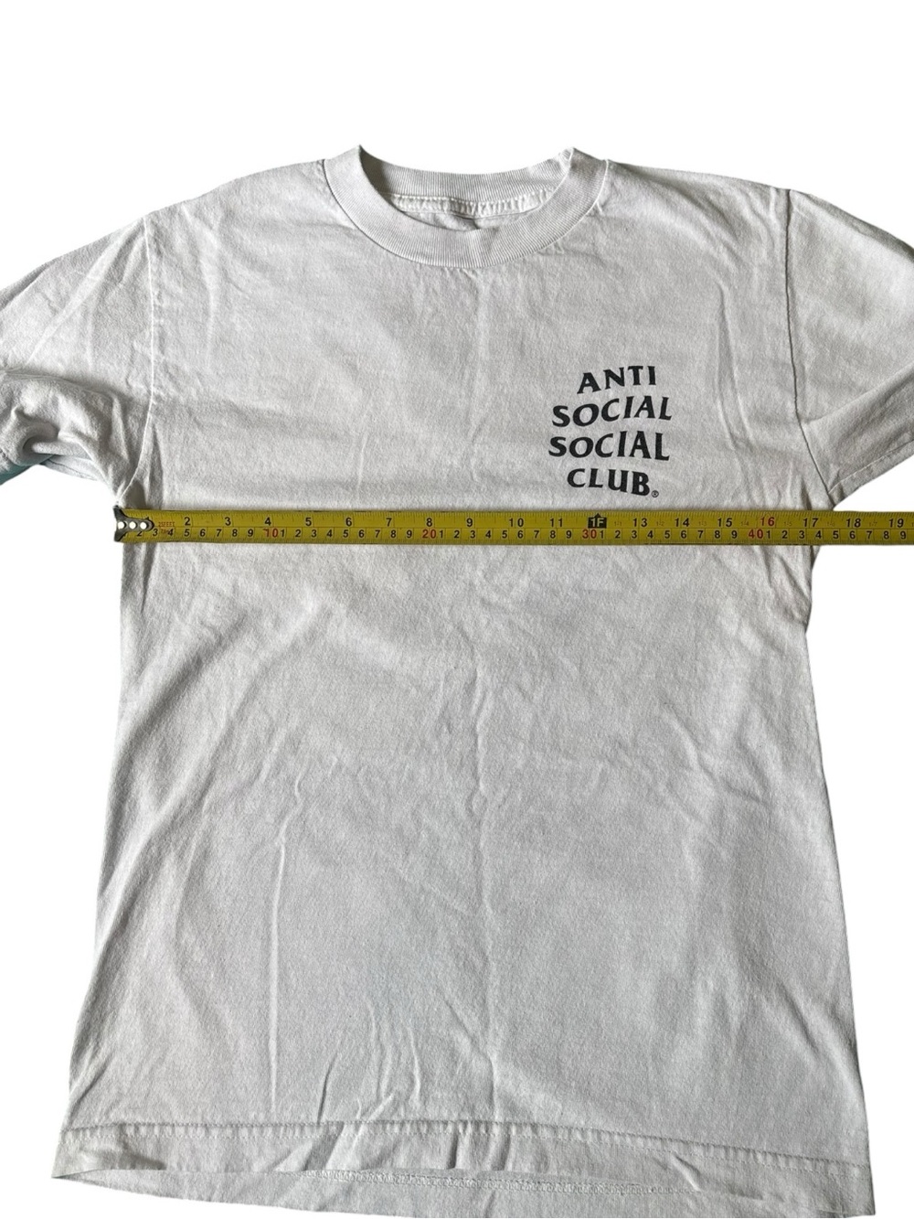 Anti Social Social Club // White Tee with Rose Graphic - Picture 4 of 6